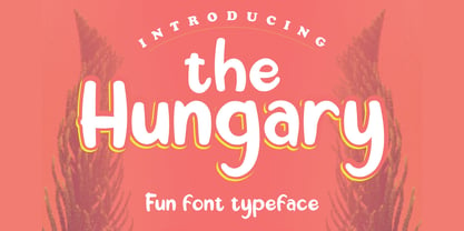 The Hungary Font Poster 1