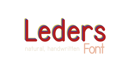 Leders Font Poster 1