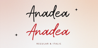 Anadea Font Poster 8