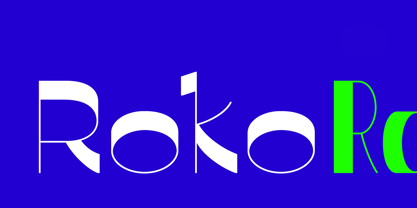 Roko Font Poster 1