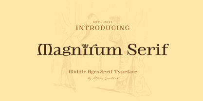 Magnirum Serif Fuente Póster 7