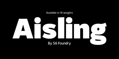 Aisling Sans Font Poster 1