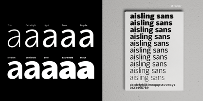 Aisling Sans Font Poster 6