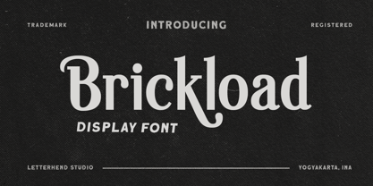 Brickload Font Poster 1