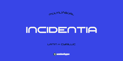 Incidentia Font Poster 10
