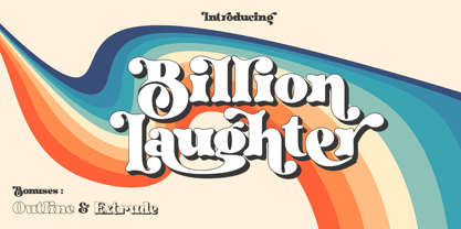 Billion Laughter Font Poster 1