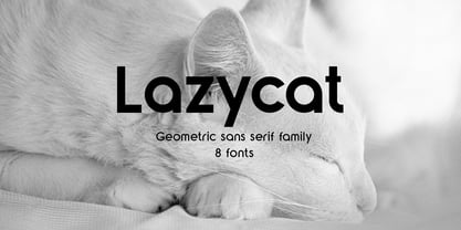 Lazycat Font Poster 1