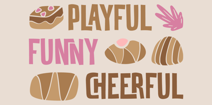 Chocoball Font Poster 4