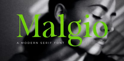 Malgio Font Poster 8