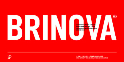 Brinova Font Poster 1