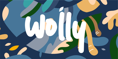 Wolly Font Poster 3