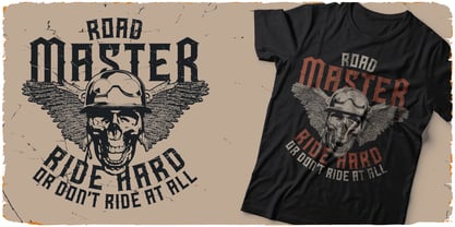 Hell Rider Font Poster 11