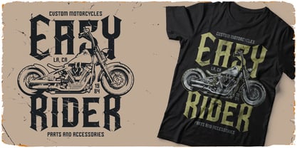Hell Rider Font Poster 6