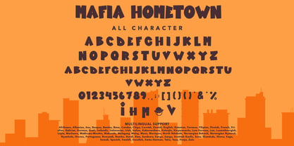 Mafia Hometown Font Poster 7