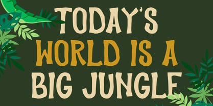 MC Jungle Hype Font Poster 3