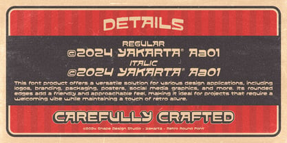 Yakarta Font Poster 4