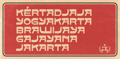 Yakarta Font Poster 7