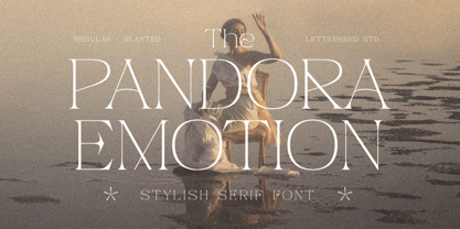 Pandora Emotion Font Poster 1