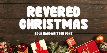 Revered Christmas Font Poster 1