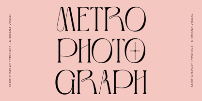 Metro Photograph Font Poster 1