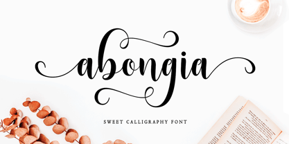 Abongia Font Poster 1