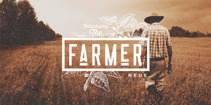 Neue Farmero Font Poster 13