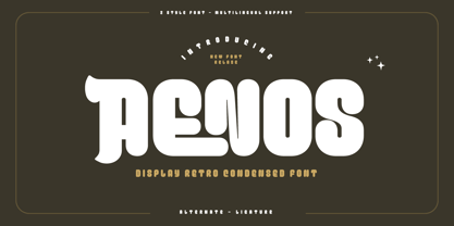 Aenos Font Poster 1