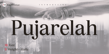 Pujarelah Font Poster 1