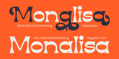 Monberg Font Poster 6