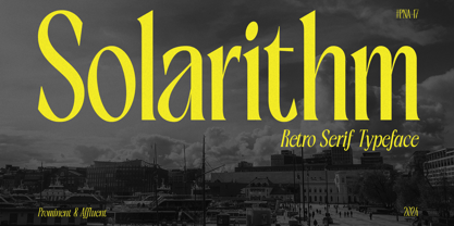 Solarithm Font Poster 1