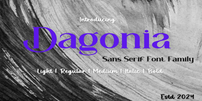 Dagonia Font Poster 1