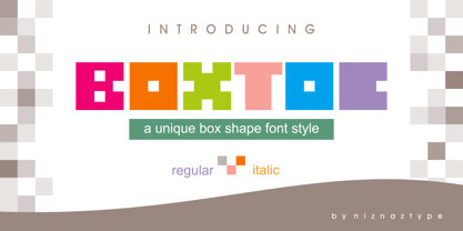 Boxtoc Font Poster 1