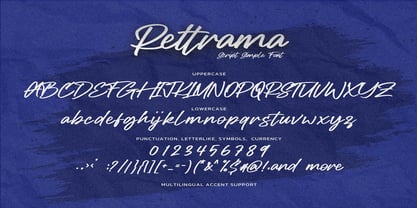 Rettrama Font Poster 6