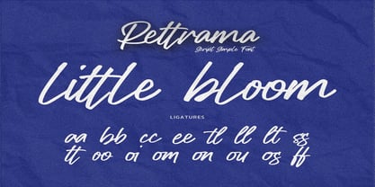 Rettrama Font Poster 7