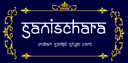 Sanischara Font Poster 1