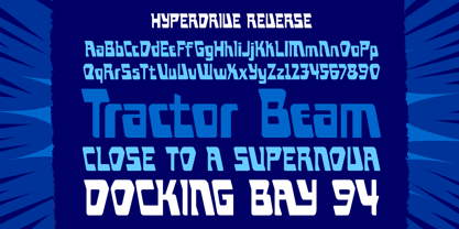 Hyperdrive Font Poster 3