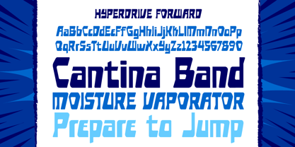 Hyperdrive Font Poster 2