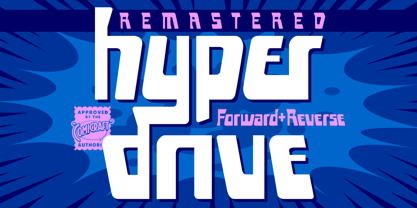Hyperdrive Font Poster 1
