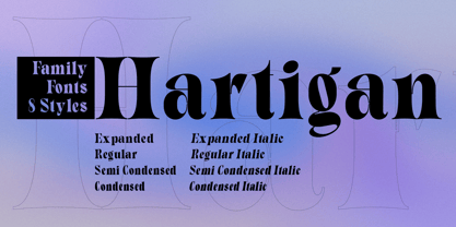 Hartigan Font Poster 1