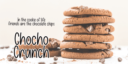 Choco Crunchy Font Poster 4