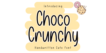 Choco Crunchy Font Poster 1