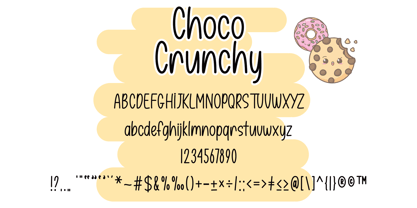 Choco Crunchy Font Poster 6