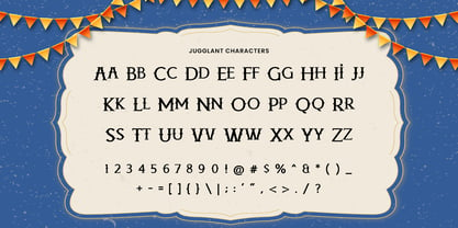 Jugglant Font Poster 4