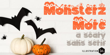 ZP Monsterz More Font Poster 1