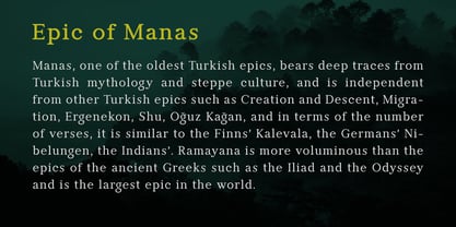 Manas Font Poster 12