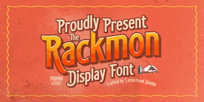 Rackmon Font Poster 1
