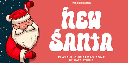 New Santa Font Poster 1
