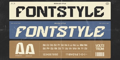 Voltstrom Font Poster 2