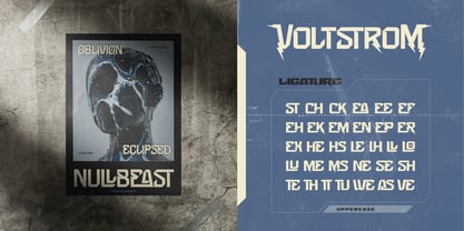 Voltstrom Font Poster 10