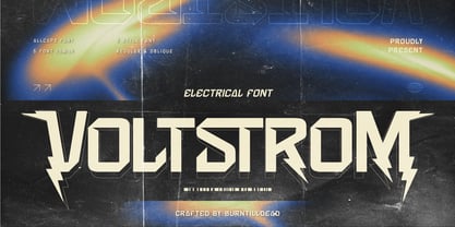 Voltstrom Font Poster 1